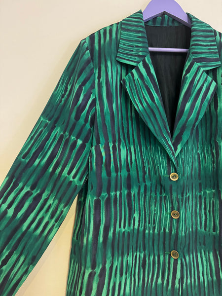 Green long blazer - Size 36