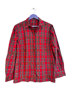 Red tartan shirt - Size L/XL