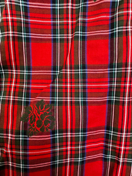 Red tartan shirt - Size L/XL