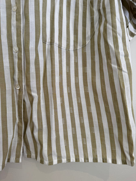 Beige stripy shirt - Size 44