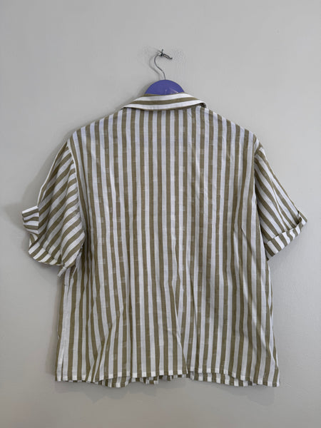 Beige stripy shirt - Size 44