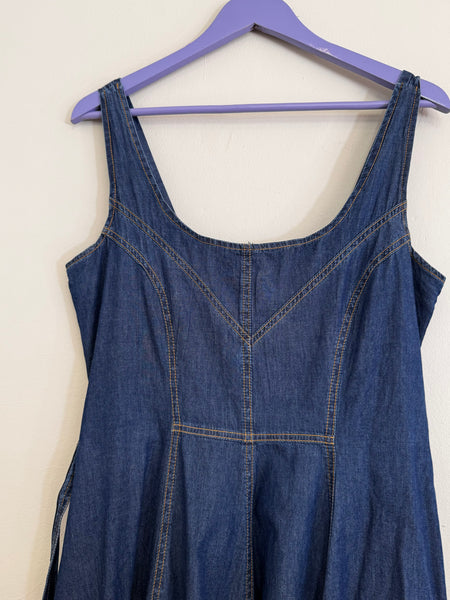 Denim A-line dress - Size 32