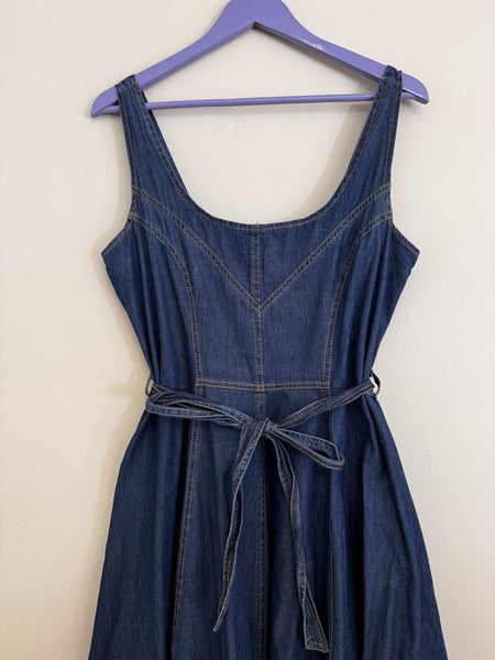 Denim A-line dress - Size 32