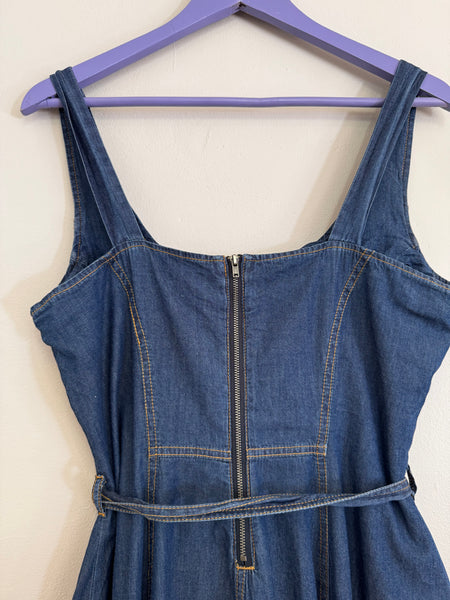 Denim A-line dress - Size 32