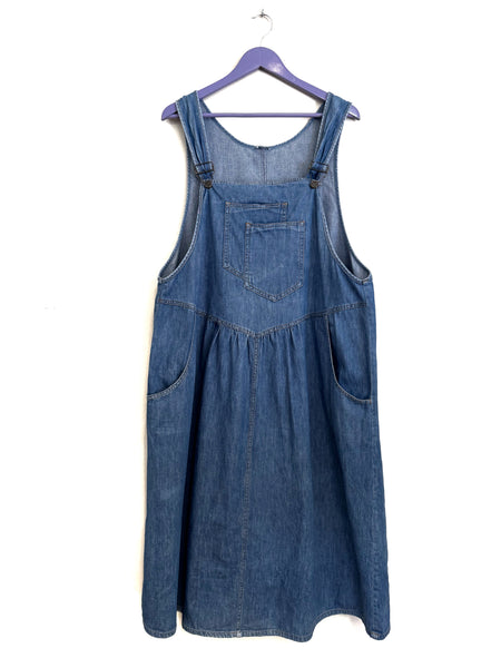 Denim pinafore dress - Size XL