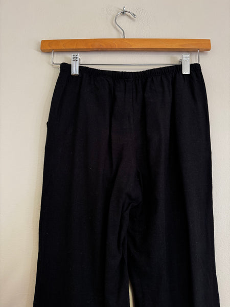 Black linen pants - Size XS