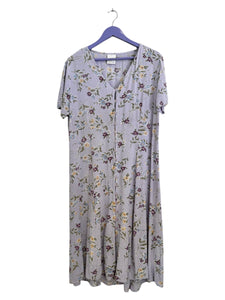 Lavender floral dress - Size Large