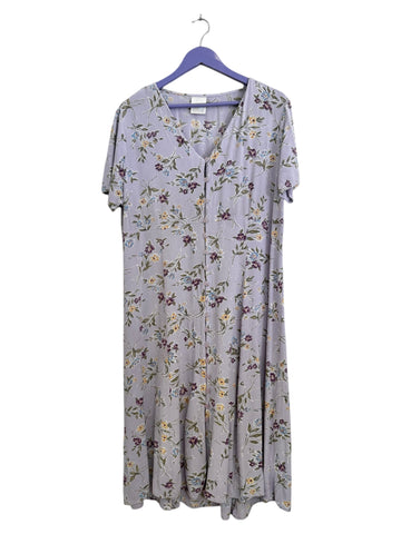 Lavender floral dress - Size Large