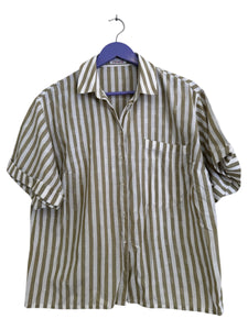 Beige stripy shirt - Size 44