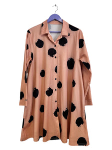 Peach button dress - Size XL