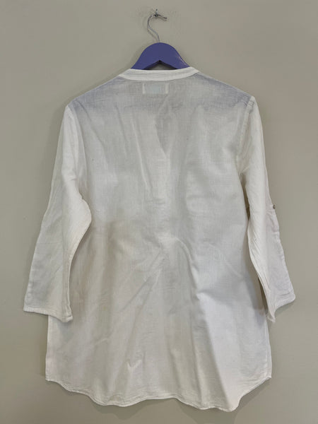 White cotton shirt - Size