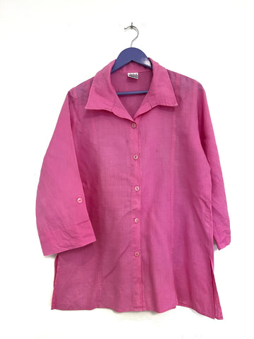 Pink button top - Size 38