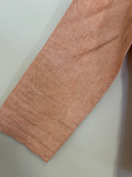 Light orange linen shirt - Size 18