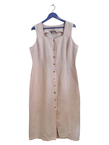 Rosy peach button dress - Size 40