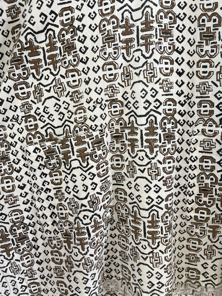 White Aztec top/dress - Size XL