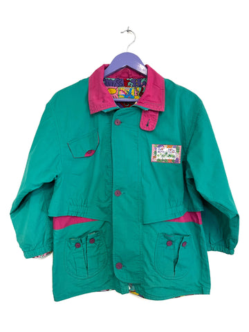 Turquoise wind breaker - Size XS