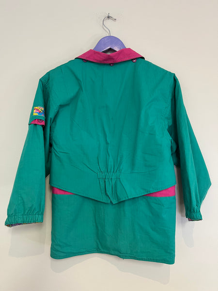 Turquoise wind breaker - Size XS