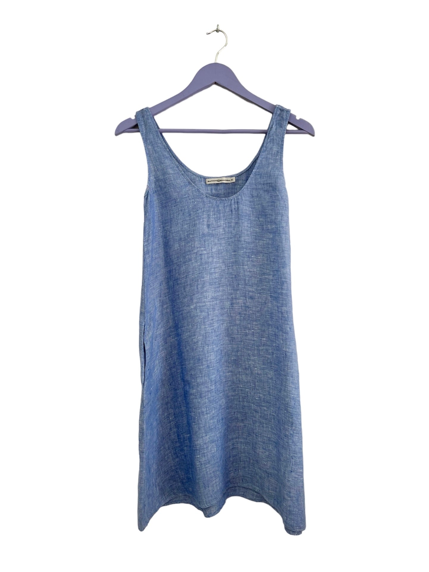 Blue cotton dress - Size 30