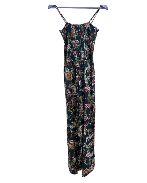 Teal floral jumpsuit - Size 38