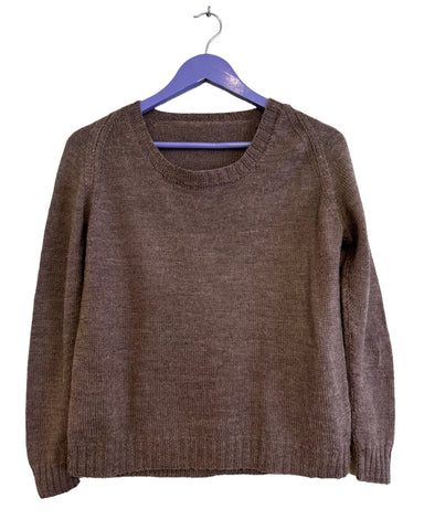 Taupe plain knit - Size S/M