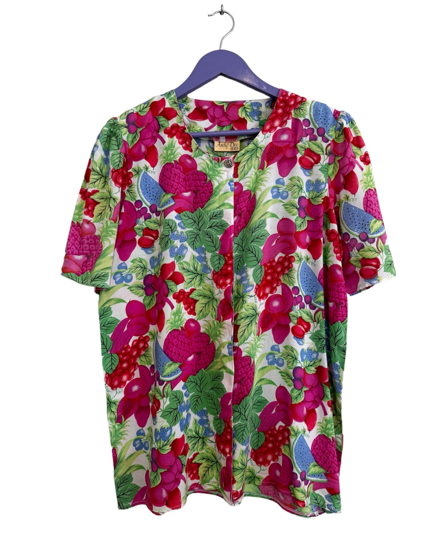 Floral viscose top - Size 36