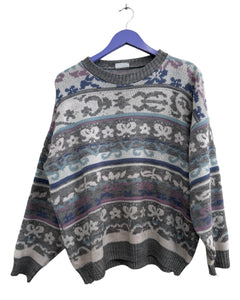 Grey pattern knit - Size XL