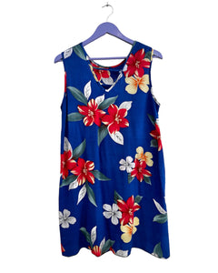 Blue floral dress - Size Medium