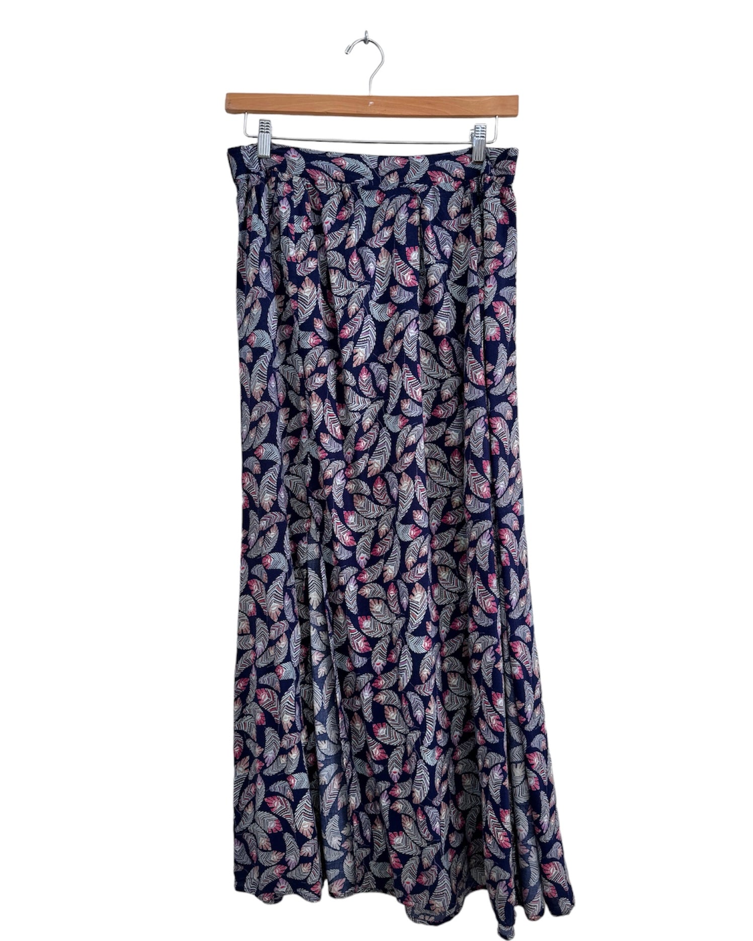 Blue slit skirt - Size 38