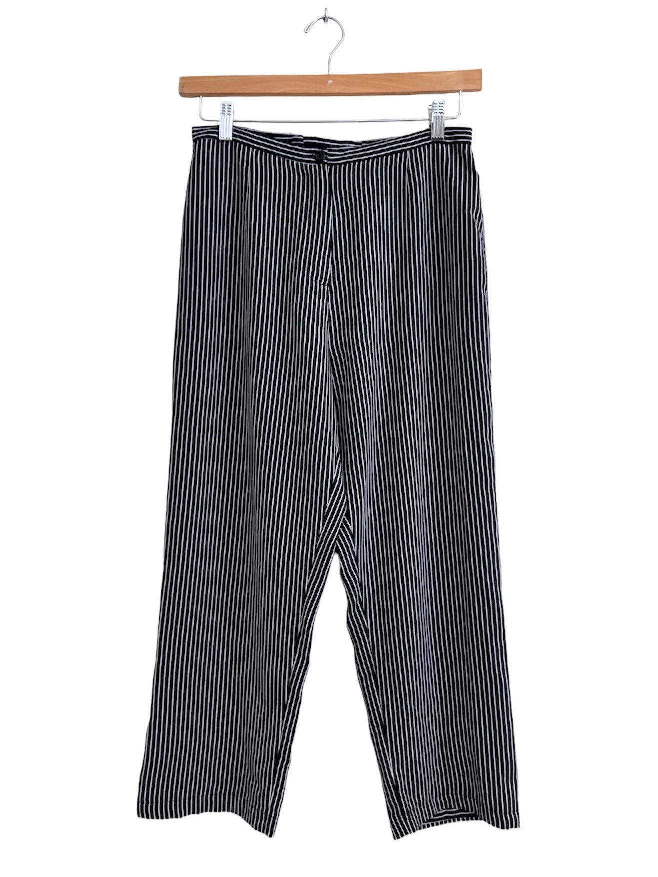 Dark navy stripe slacks - Size 8