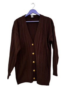 Chocolate cardigan - Size Large