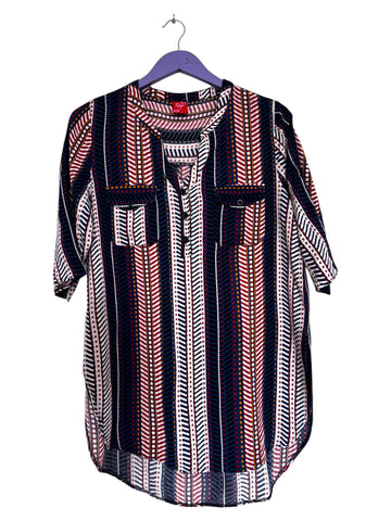 Patterned viscose top - Size Large