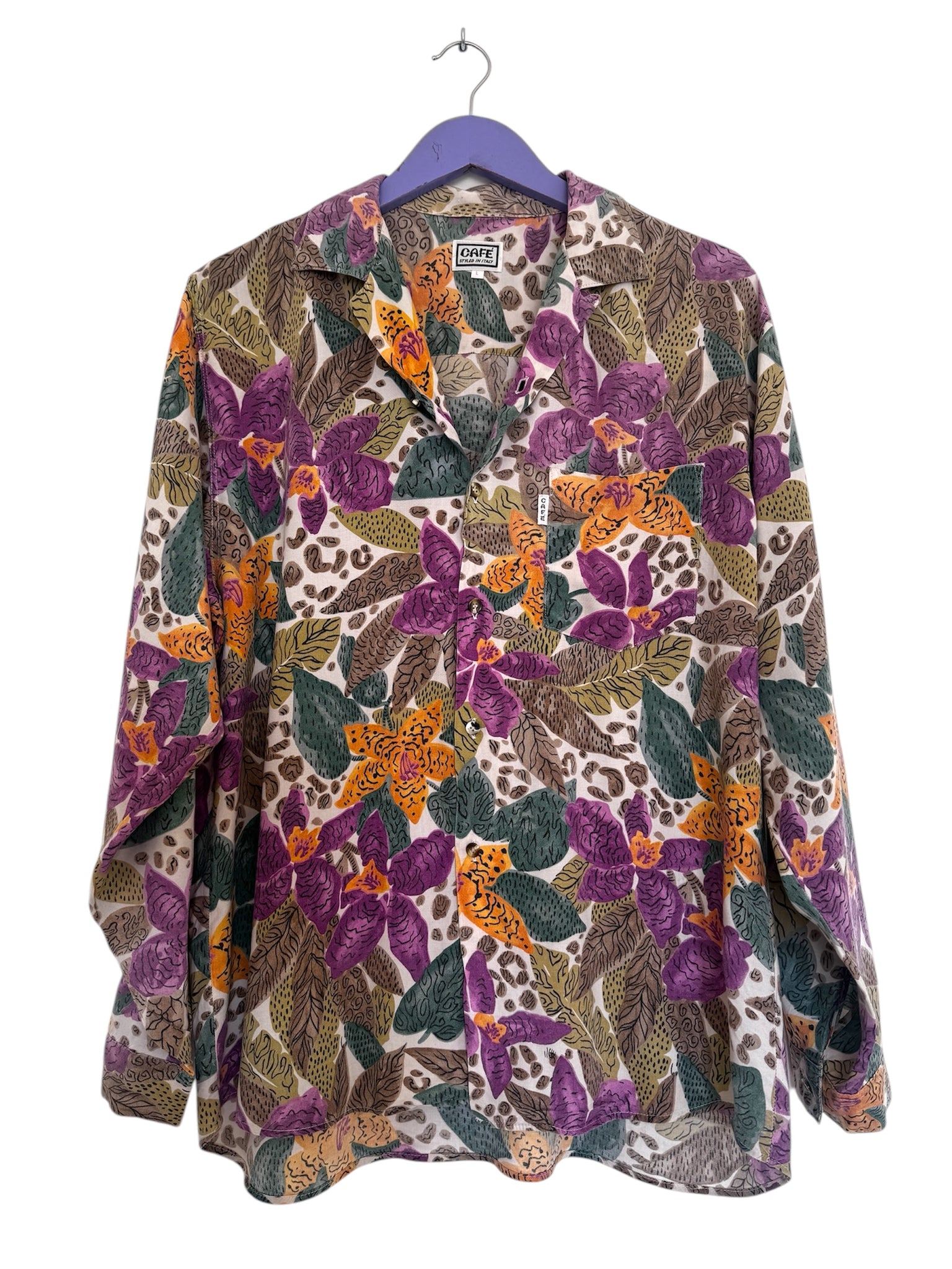 Vintage cotton shirt - Size Large