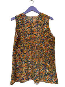 Floral sleeveless top - Size Large